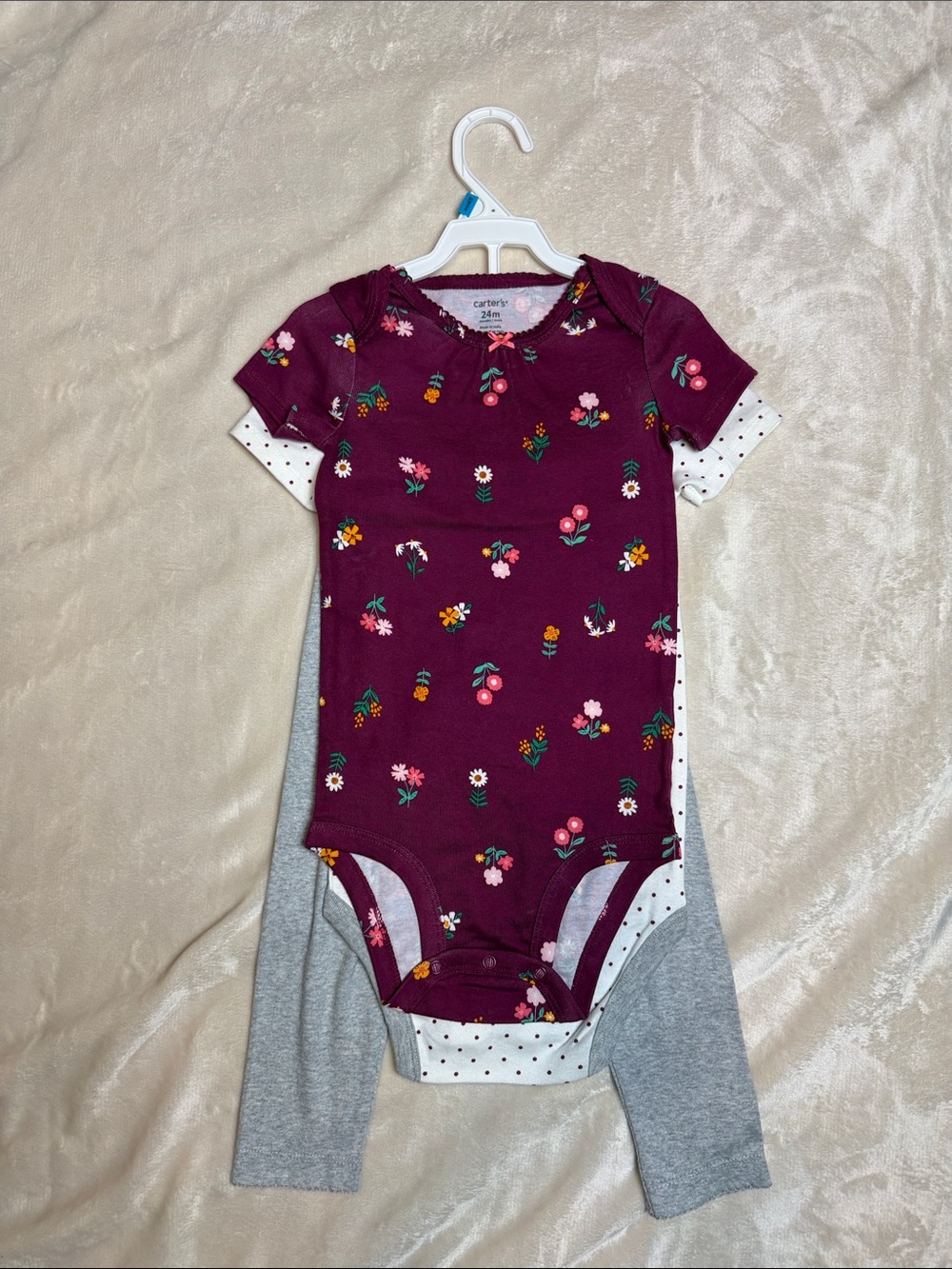Carter’s Butterfly Always Beautiful Onesies and Pants Set